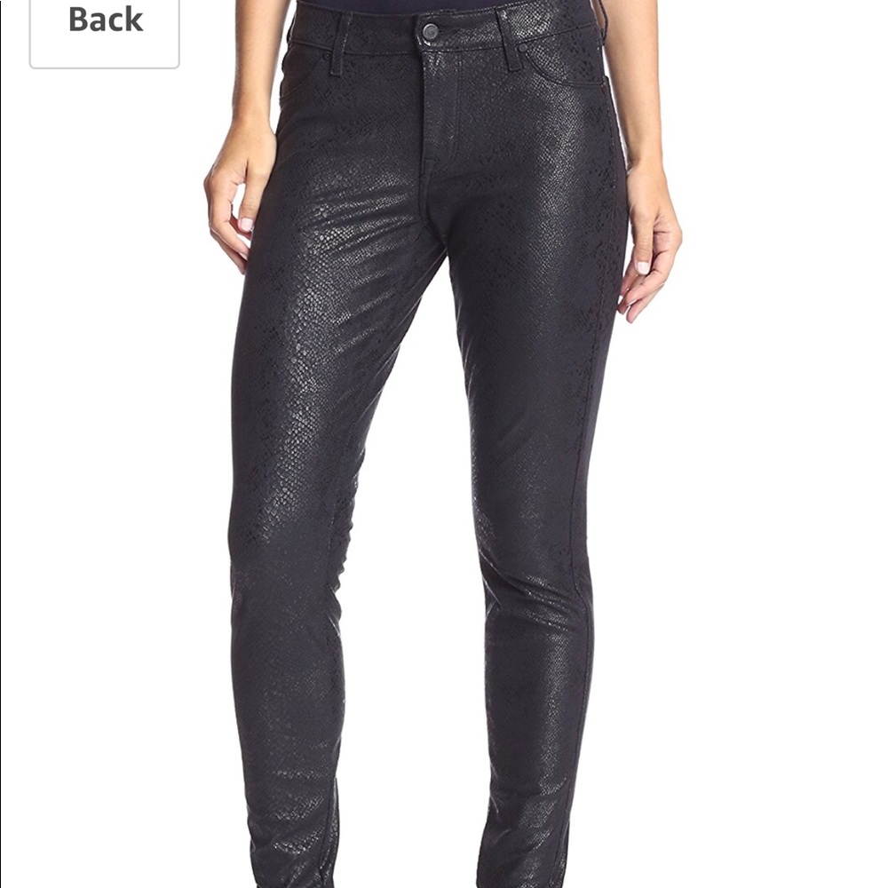 🔥🐍COOKIE JOHNSON PYTHON FOIL LEGGING JEAN🐍